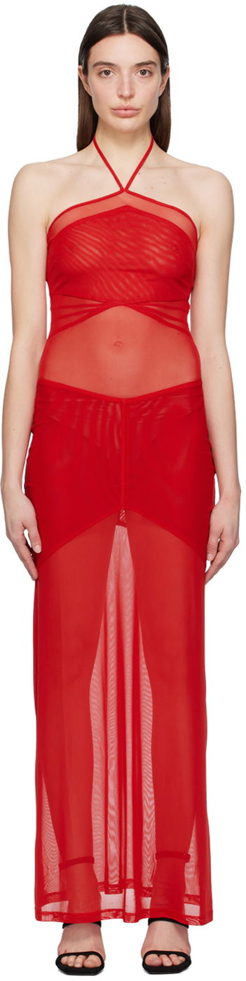 Kjole Miaou Miaou Serena Maxi Dress Rød | 5055PM3SCA