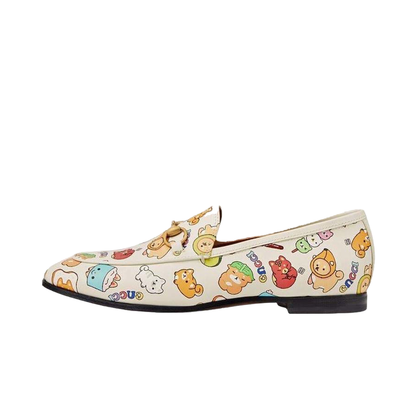 Sneakers og sko Gucci Animal Printed Loafer Beige Multi (Women's) Beige | 737548 AABXY 9253