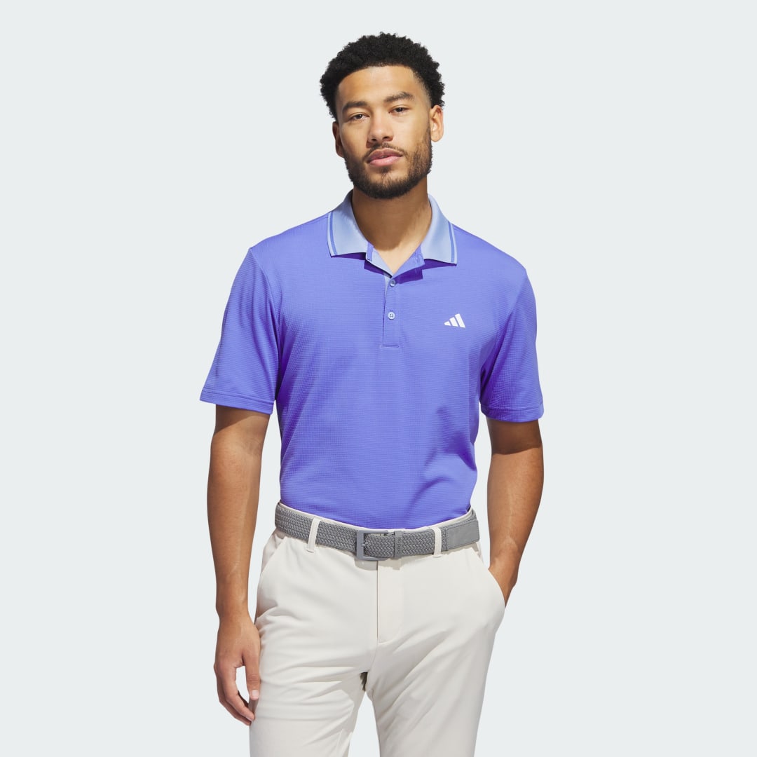 Polo skjorte adidas Performance Ultimate365 Tour Twistknit Golf Polo Shirt Lilla | IW1473, 0