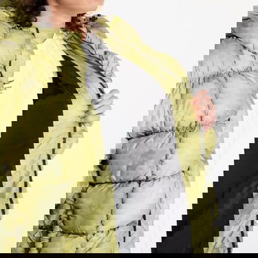 Puffer jakke Karl Kani Jacket Sport Patch Square Quilted Puffer Jacket Lime Green L Gul | 60760018, 3