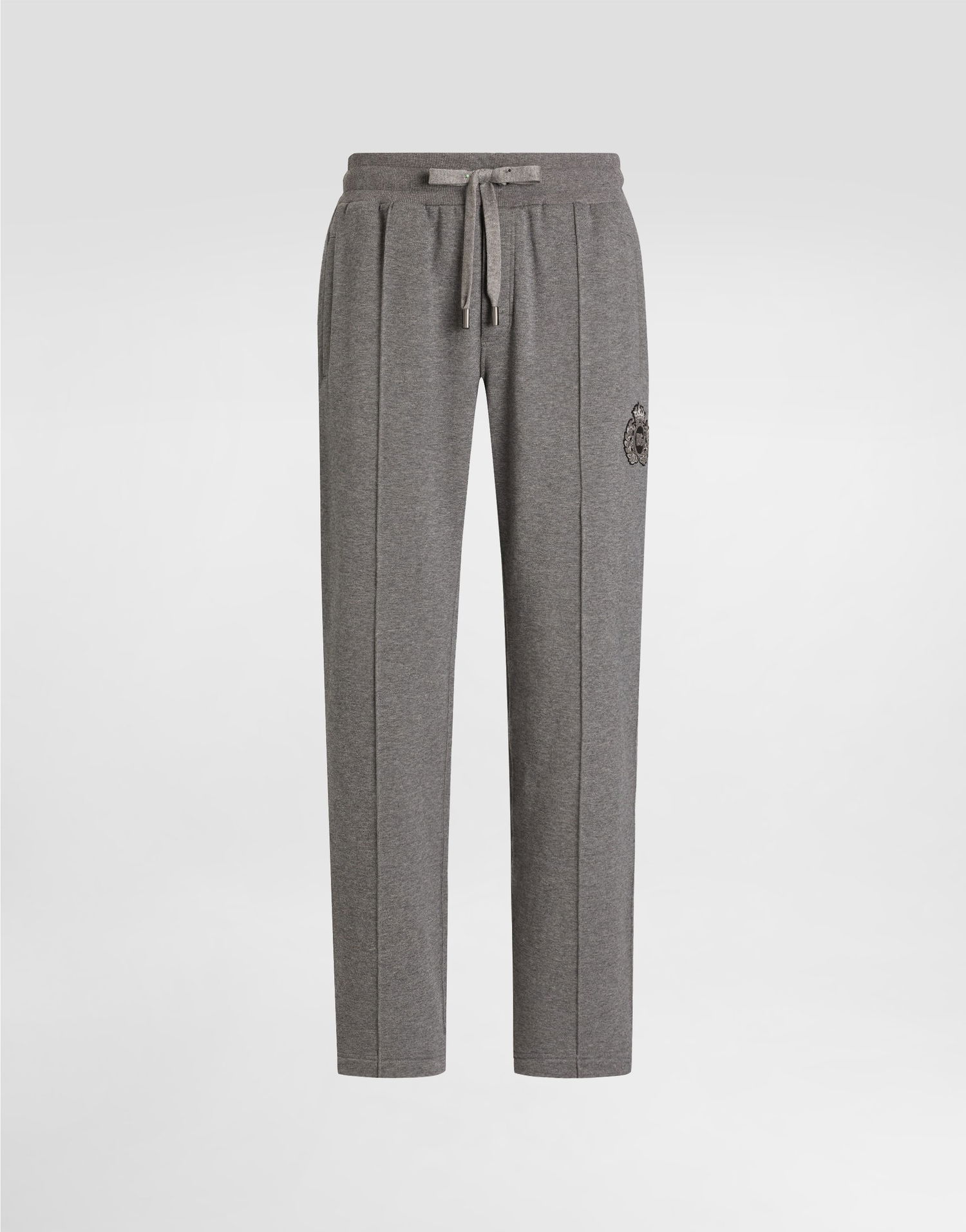 Joggingbukser Dolce & Gabbana Dolce & Gabbana Jersey Joggers With Patch Grå | GP0M5ZG7PJ7S8291, 0