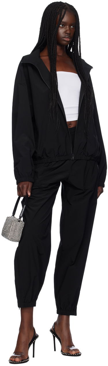 Vindjakke Alexander Wang Coaches Track Jacket by Sort | 4WC3232071, 3