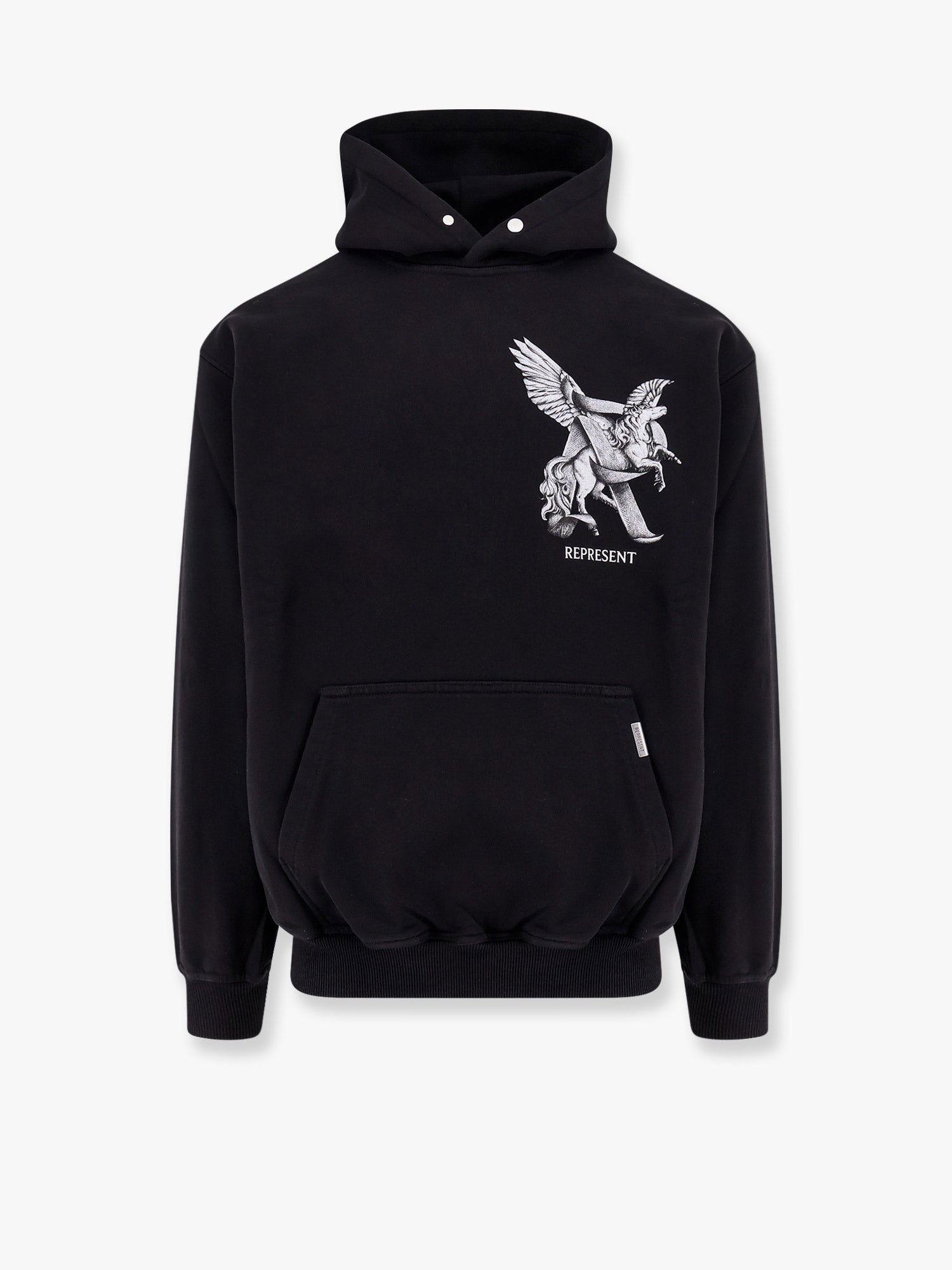 Sweatshirt Represent Clo Represent Pegasus Hoodie Sort | MLM4106501, 0