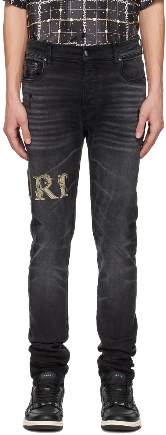 Jeans AMIRI AMIRI Baroque Jeans Sort | AMDNSY1026