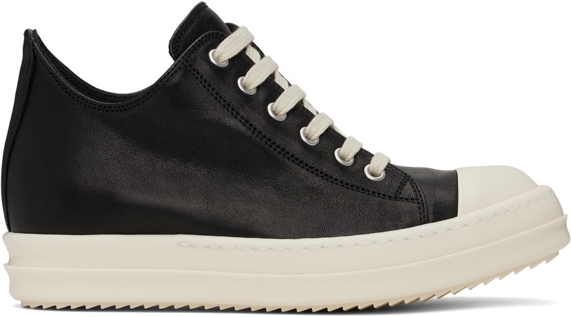 Sneakers og sko Rick Owens Rick Owens Hollywood Low Sort | RP01E7891 LGY
