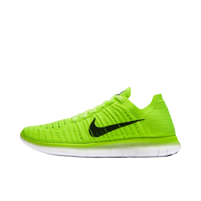 Løbe Nike Free RN Flyknit Medals Stand Volt W Grøn | 842546-700