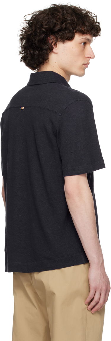 Polo skjorte Paul Smith Paul Smith Linen Piqué Polo Sort | M1R-446Z-P01764, 2