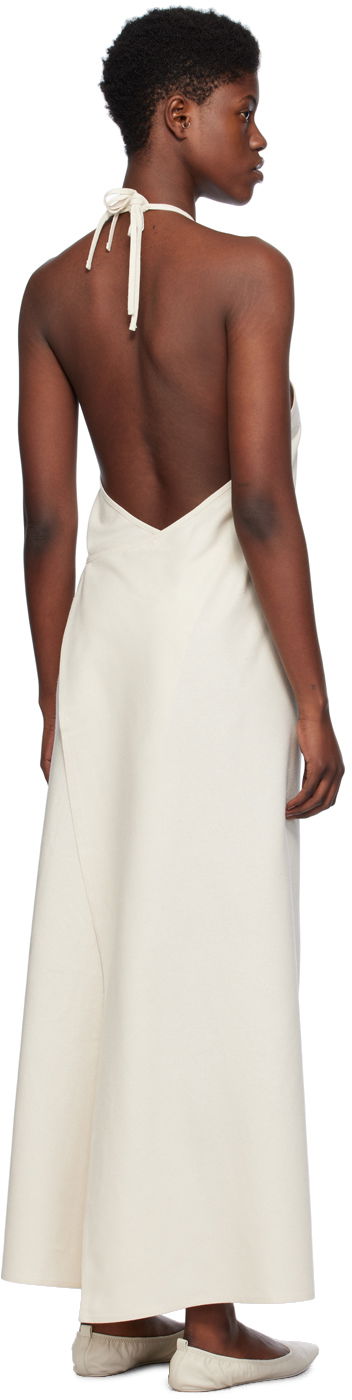 Kjole Baserange Halterneck Maxi Dress Hvid | DRMA-WS-SP24, 2