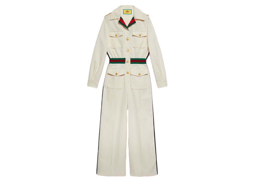 Jumpsuit Gucci adidas x GG Jumpsuit White Hvid | 702999 ZAI22 9133