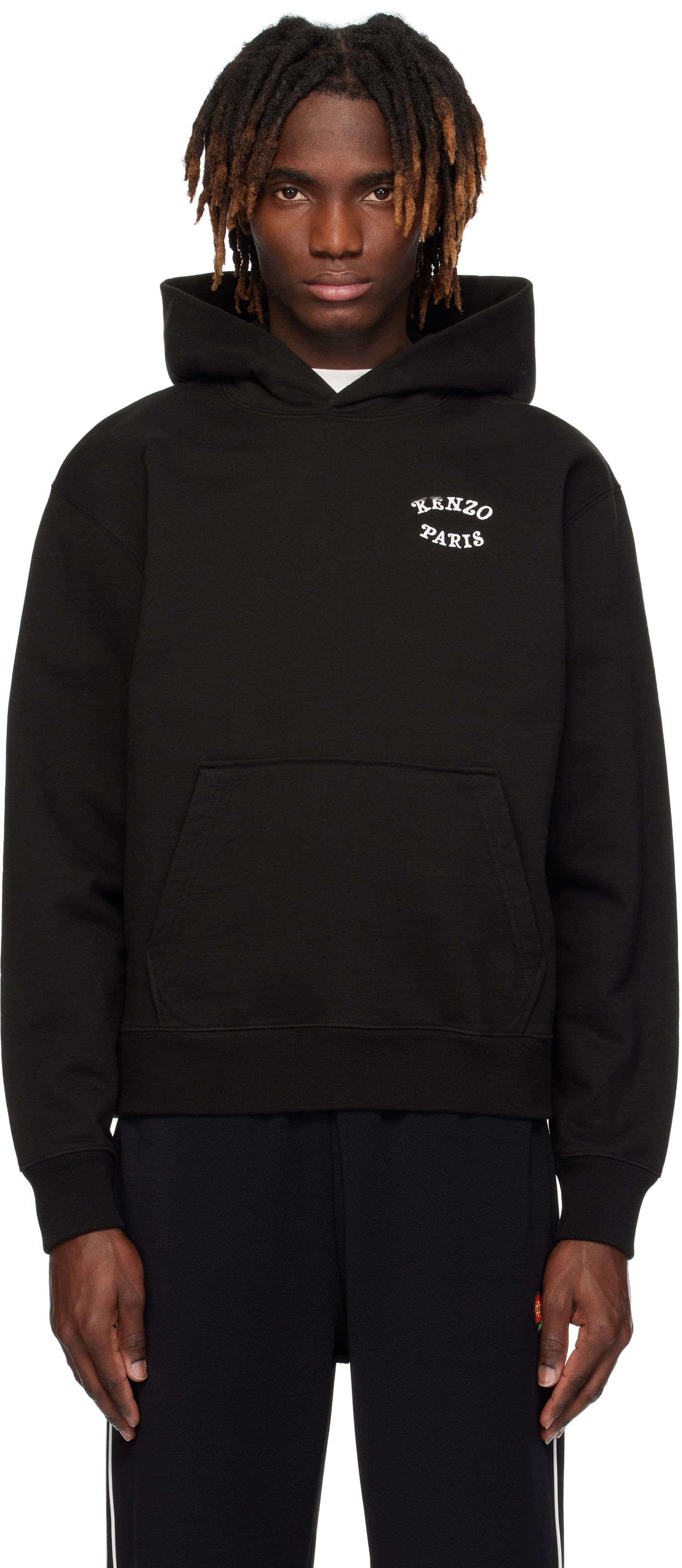 Sweatshirt KENZO Kenzo Paris VERDY Edition Embroidered Hoodie Sort | FF55SW2724MC, 0