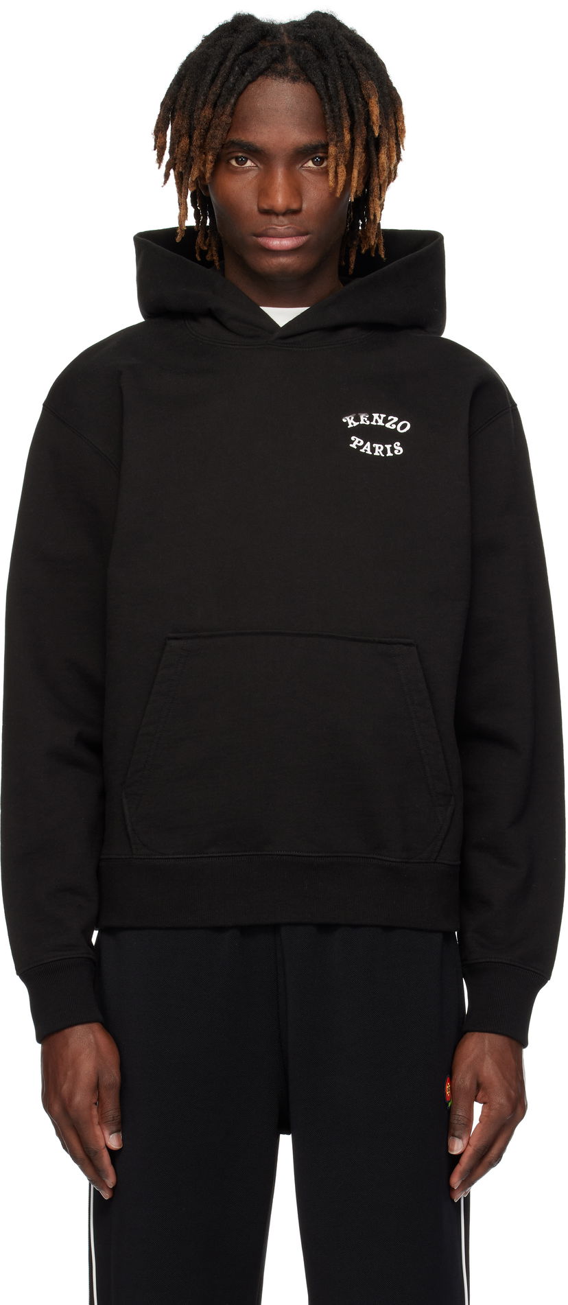 Sweatshirt KENZO Kenzo Paris VERDY Edition Embroidered Hoodie Sort | FF55SW2724MC