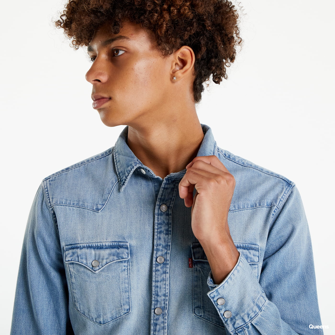 Skjorte Levi's Barstow Western Standard Blå | 85744-0001, 1