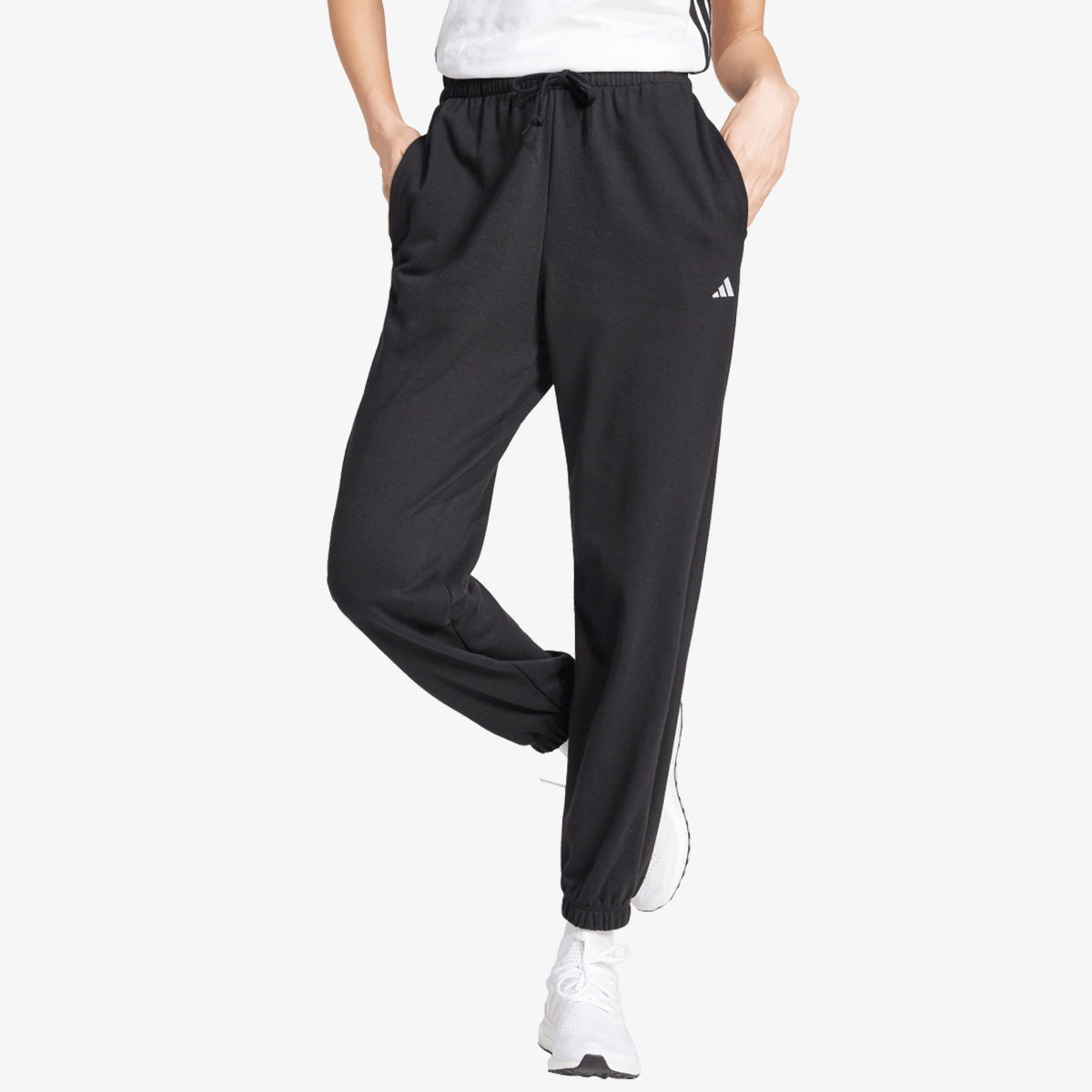 Joggingbukser adidas Originals Essentials Fleece Cuffed Pants Sort | JD7999, 0