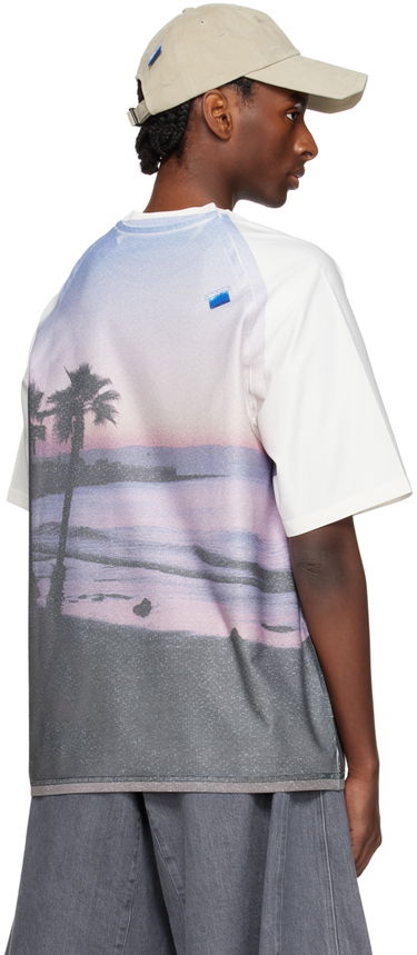 T-shirt ADER ERROR Palm Tree Graphic T-Shirt Hvid | BN01SSTS0106PP, 2