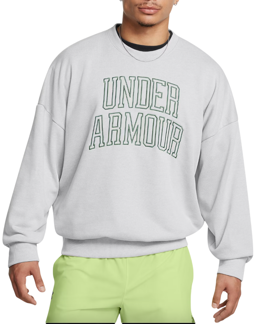 Sweatshirt Under Armour Sweatshirt Crewneck Grå | 1386548-011