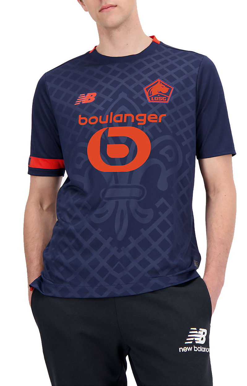 Jersey New Balance Lille LOSC 2023/24, Mørkeblå | mt230256-thd, 0