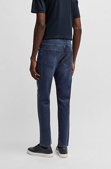 Jeans BOSS Maine Regular-Fit Thermoregulating Jeans Blå | 50539017, 1