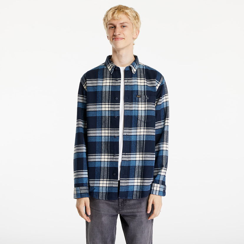 Skjorte Lee Shirt Riveted Shirt Inky Blue Blå | 112355754