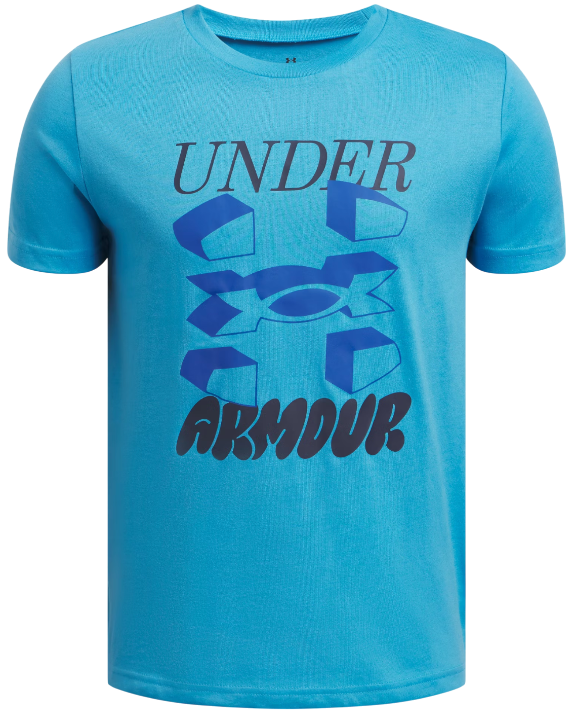 T-shirt Under Armour Split Big Logo Short Sleeve T-Shirt Blå | 1390003-452, 0