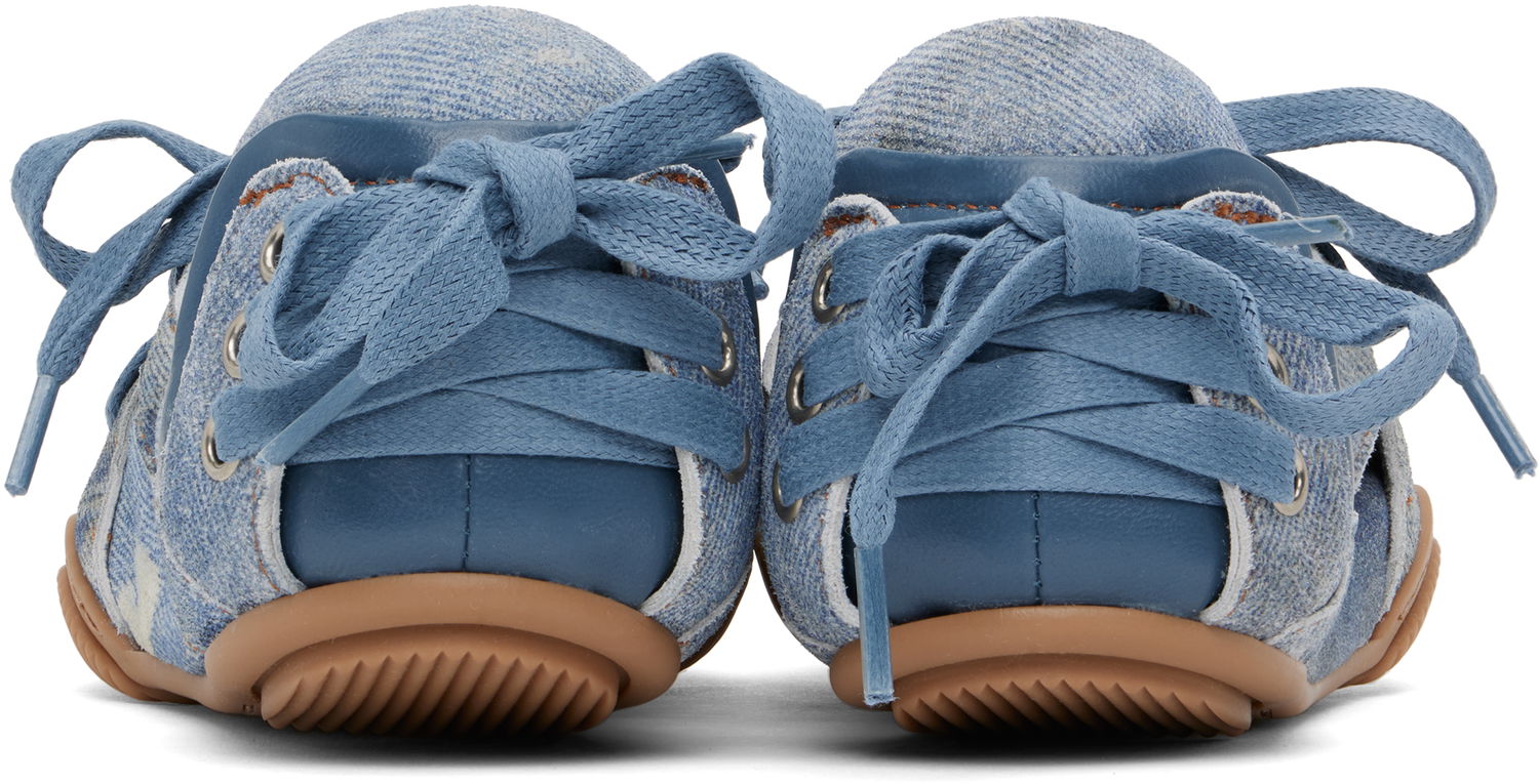 Tøj Acne Studios Acne Studios Lace-Up Flats Blå | AD0774-, 1
