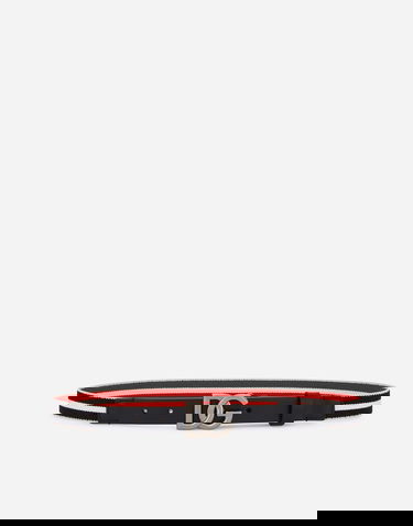 Bælter Dolce & Gabbana Dolce & Gabbana Stretch Belt with DG Logo Flerfarvet | EC0076AS0128D600, 3
