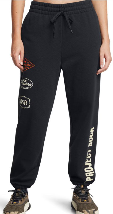 Joggingbukser Under Armour Project Rock Heavyweight Pants Sort | 1386445-001