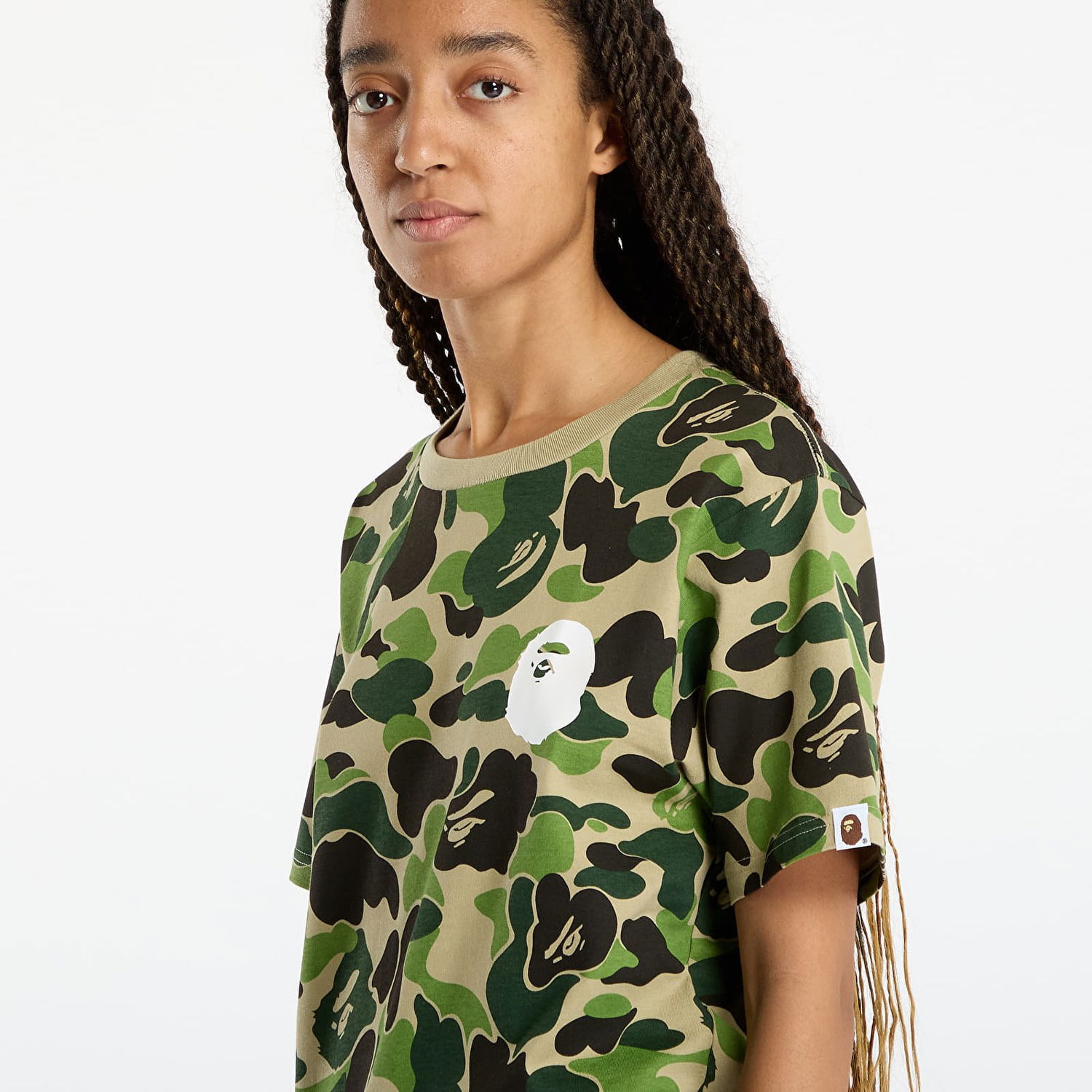 T-shirt BAPE ABC Camo ASNKA T-Shirt Flerfarvet | 001CSL801010MGRN, 1