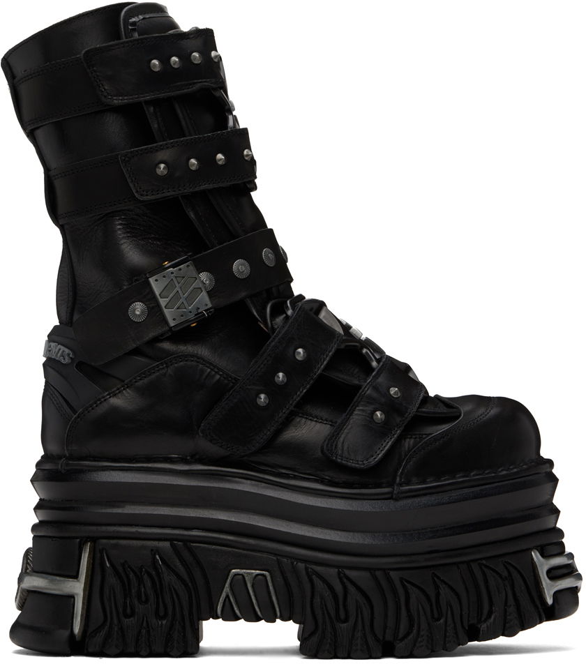 Sneakers og sko VETEMENTS New Rock Edition Gamer Boots Sort | UA65BO100B, 0