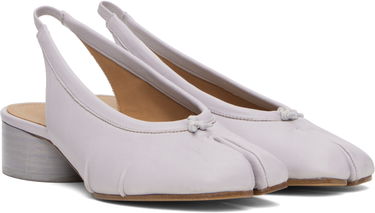 Sneakers og sko Maison Margiela Maison Margiela Tabi Ballerina Slingback Heels Lilla | S58WZ0141 P6378, 3