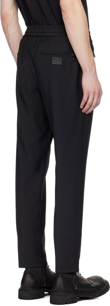 Joggingbukser Dolce & Gabbana Dolce&Gabbana Tela Lana Track Pants Sort | GYACETFURK8, 2