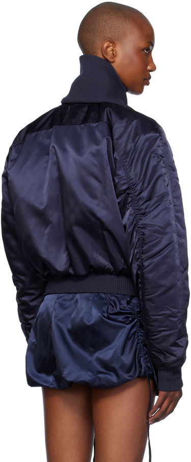 Bomberjakke Ottolinger Ottolinger Scarf Bomber Jacket Mørkeblå | 1090604221, 2
