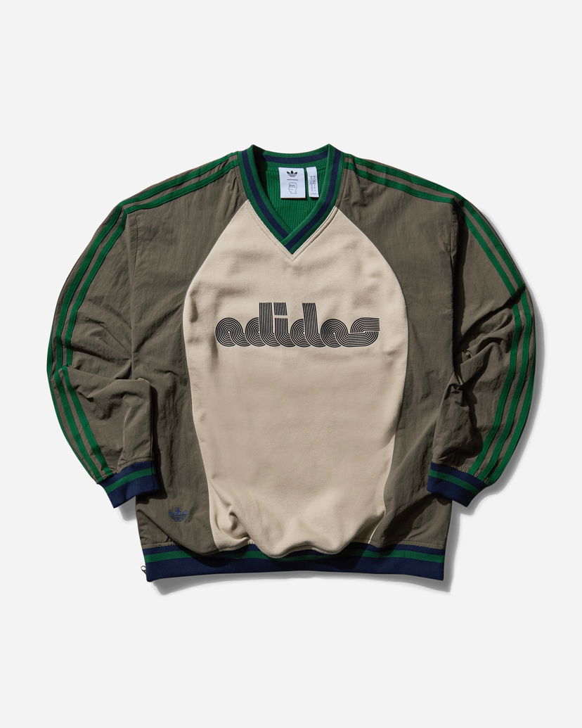 Sweatshirt adidas Originals Brain Dead Pullover Grøn | JN7153
