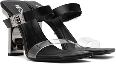 Skopleje Versace Versace Medusa Heeled Sandals Sort | 1017187_1A08651_1B00P, 3