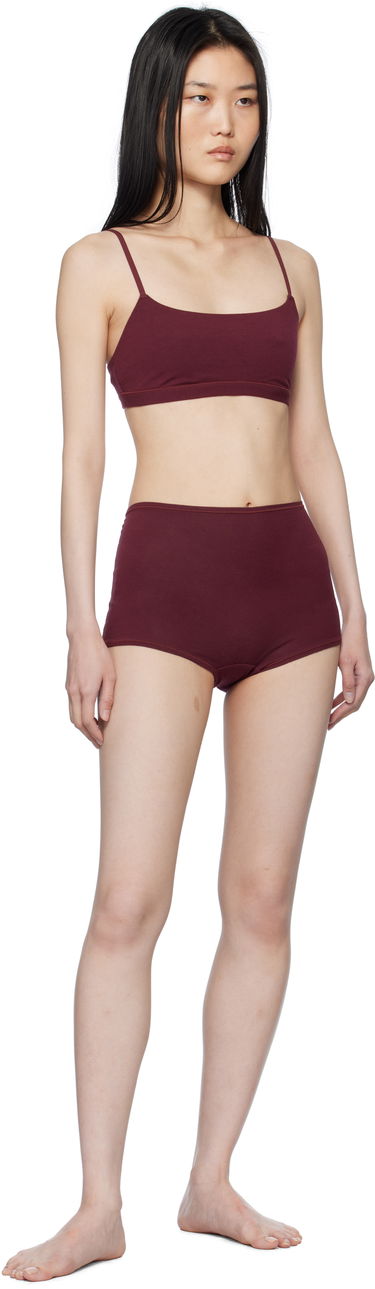 Bh SKIMS SKIMS Cotton Jersey Scoop Bralette Bourgogne | BR-SCP-4460, 4