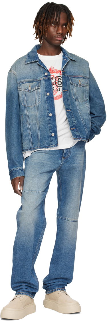 Jeans Maison Margiela MM6 Maison Margiela Tapered Jeans Blå | SH0LA0009 M30018, 3