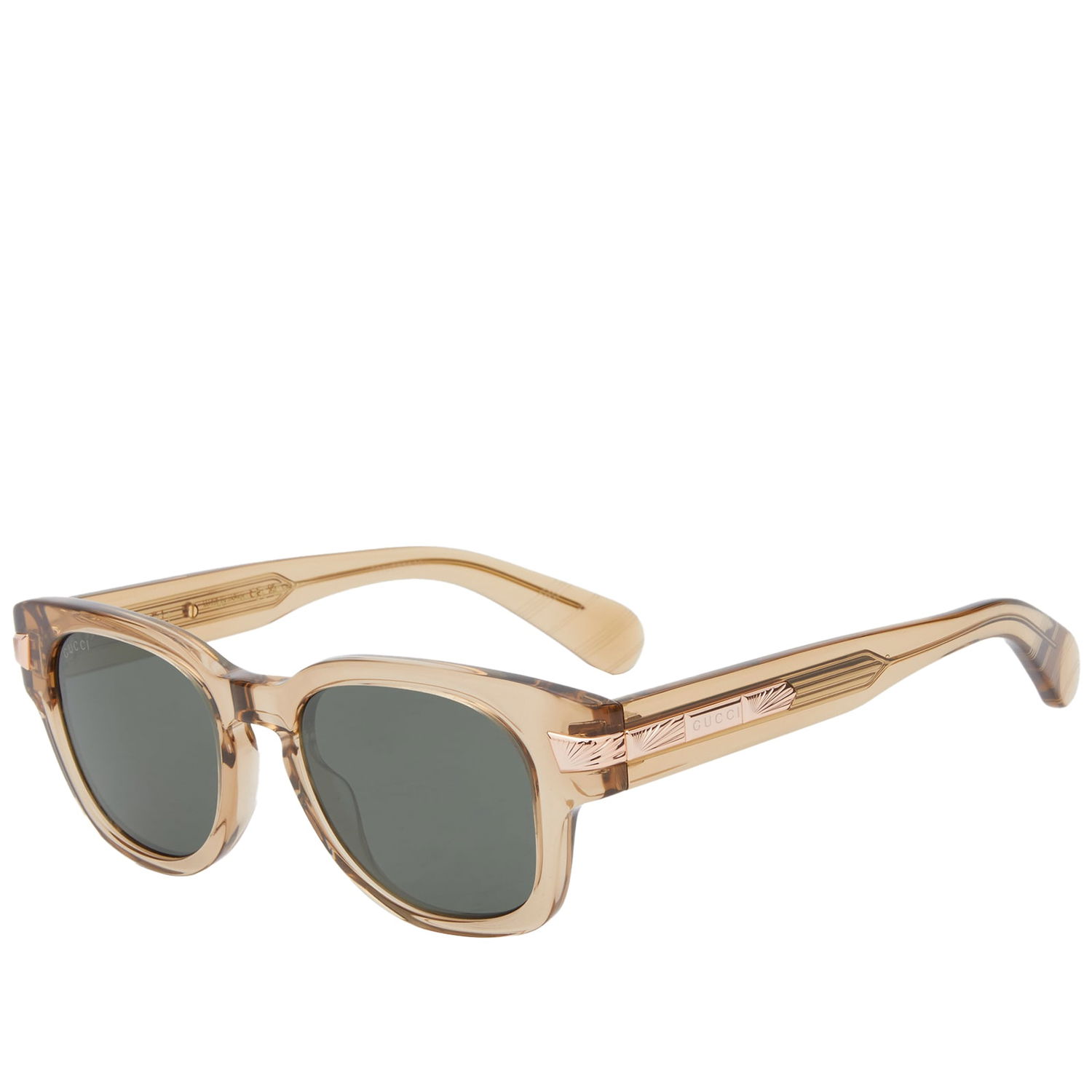 Solbriller Gucci Men's New York 30s Sunglasses Brown/Grey Beige | GG1518S-004, 0