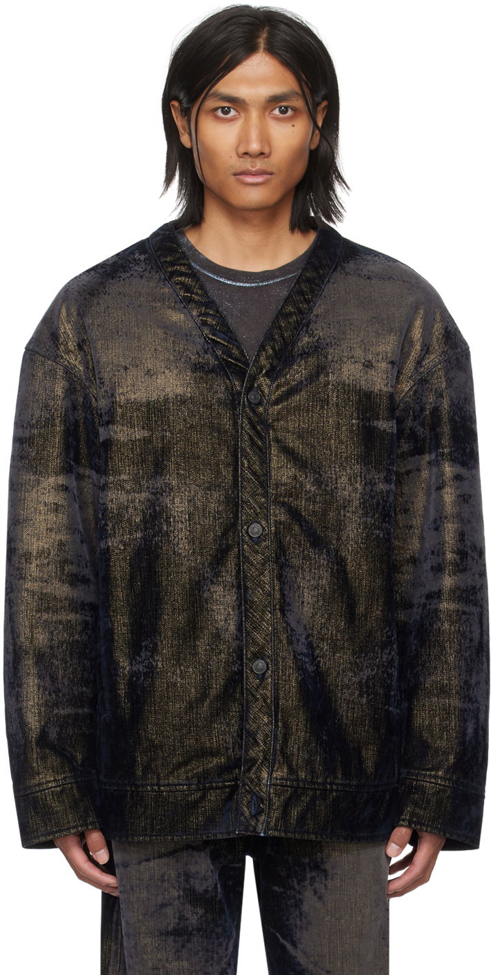 Jakke Diesel D-Conf-S Denim Jacket Sort | A13241-09I49-01, 0