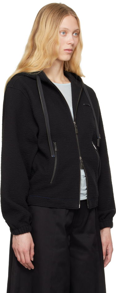 Sweatshirt ADER ERROR ADER error Realce Product. 31 Zip-Up Hoodie Sort | BO01SSHD0402BK, 4
