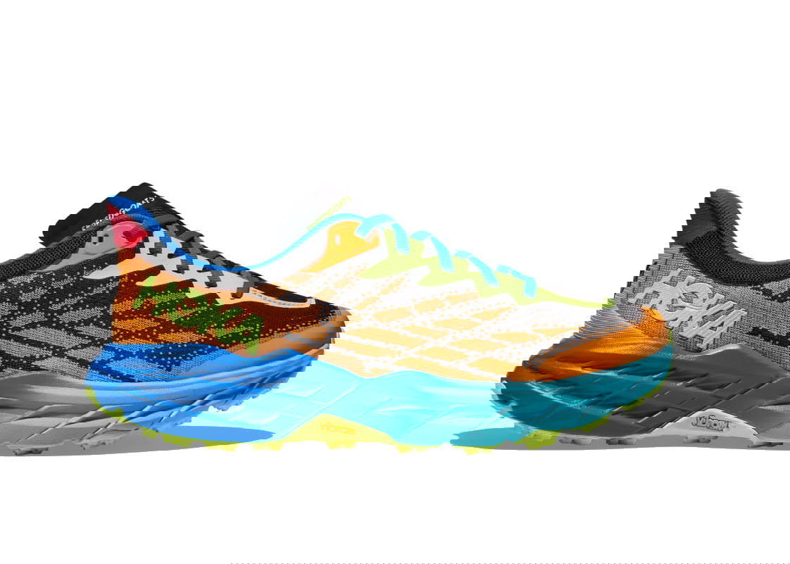 Sneakers og sko Hoka One One Speedgoat 5 Solar Flare Diva Blue Flerfarvet | 1123157-SDV, 0