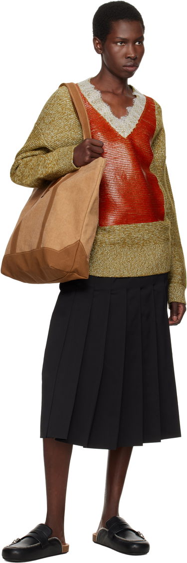 Mulepose JW Anderson JW Anderson Canvas Tote Brun | HB0498-FA0331, 3