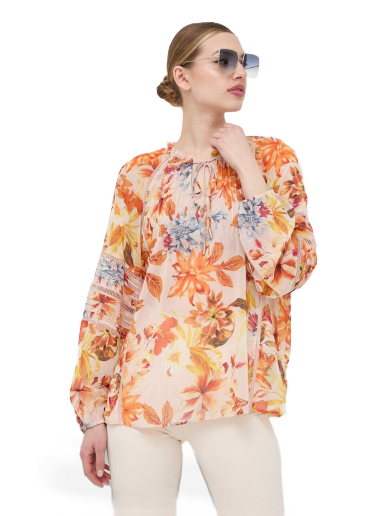 Skjorte GUESS Blouse Orange | W3GH60.WDW52