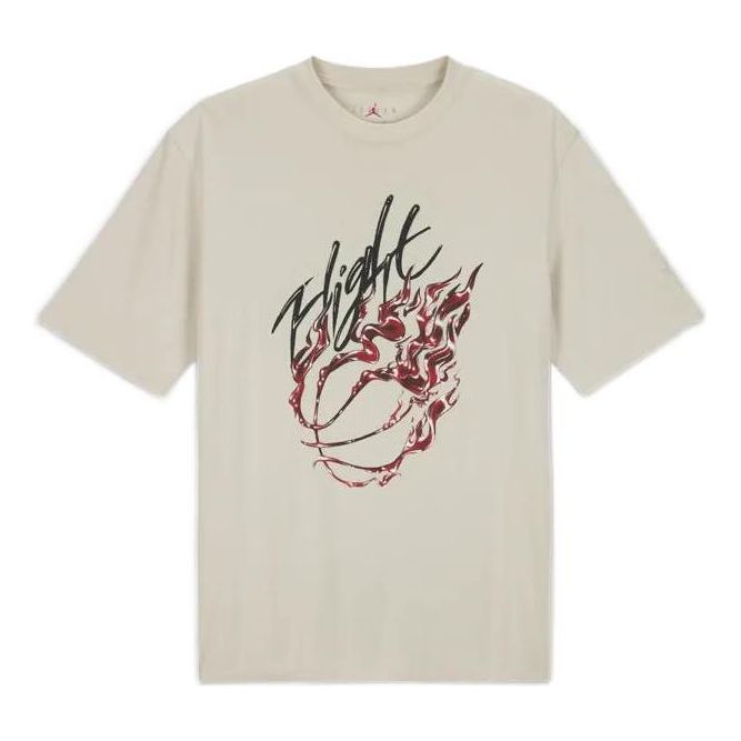 T-shirt Jordan Travis Scott Flight T-Shirt Beige | DO4102-104, 0