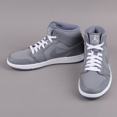 Sneakers og sko Jordan Air Jordan 1 Retro Mid ''Cool Grey'' Grå | 554724-014, 2