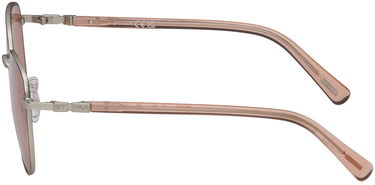 Solbriller BY FAR Round Sunglasses Brun | 23CRGBSSMASPHMET, 2