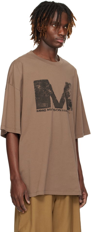T-shirt Maison Margiela Maison Margiela Graphic T-Shirt Brun | SH0GC0048 S24312, 1