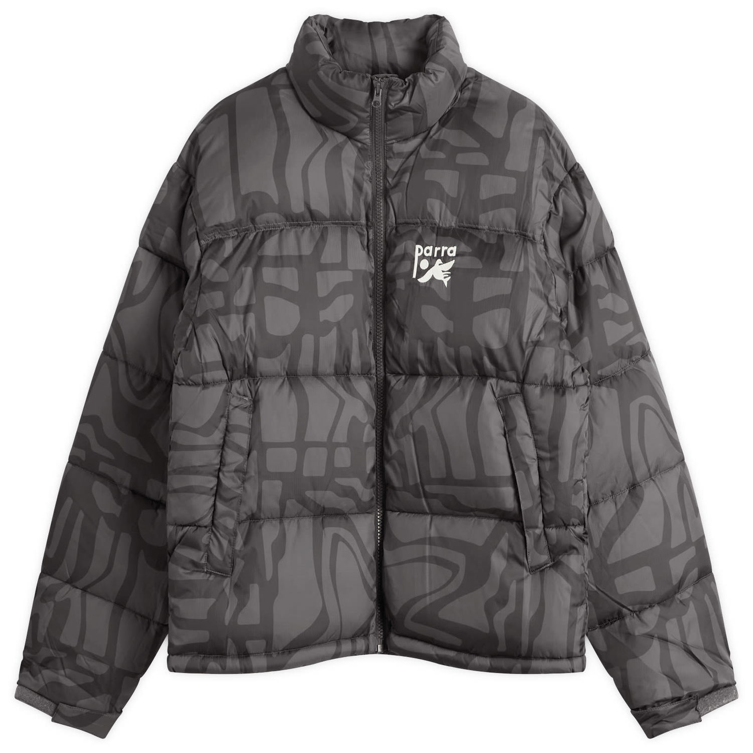 Puffer jakke By Parra Broken FTP Puffer Jacket Sort | 54350-BLK, 1