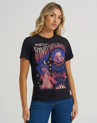 T-shirt Wrangler Lainey Wilson Regular T-Shirt Sort | 112374958:XS, 0