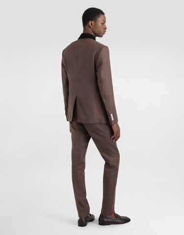 Bukser Dolce & Gabbana Dolce & Gabbana Tailored Linen Pants 58 Brun | GY7BMTFU4LFM0696, 2