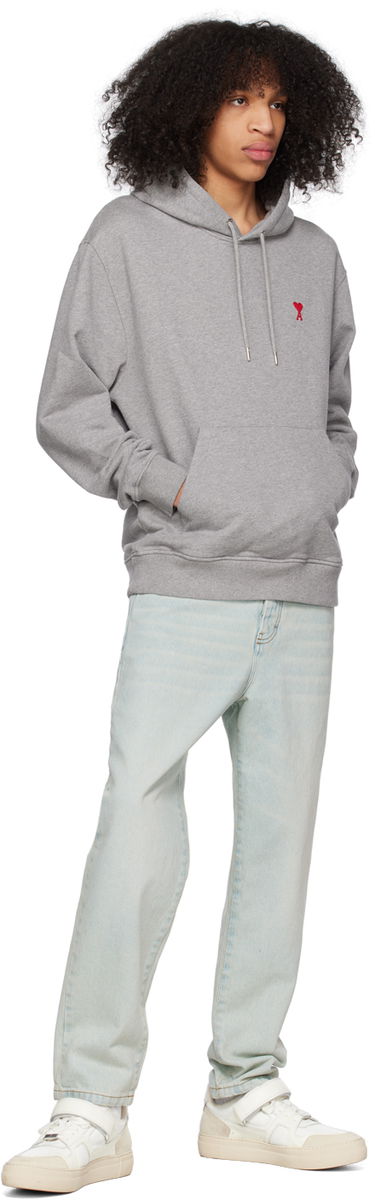 Sweatshirt AMI Hoodie Sort | BFUSW200.730, 3