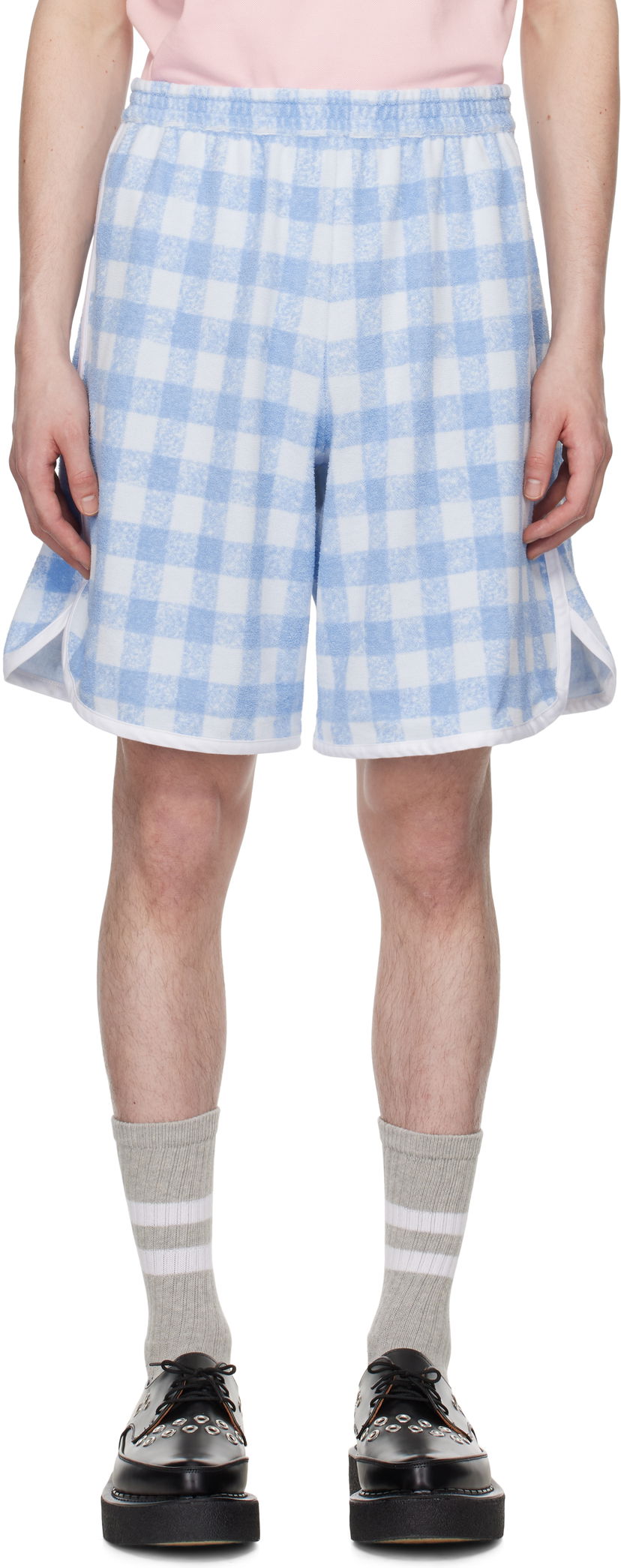 Shorts Anna Sui Anna Sui Terry Track Boxer Shorts Blå | M225A41